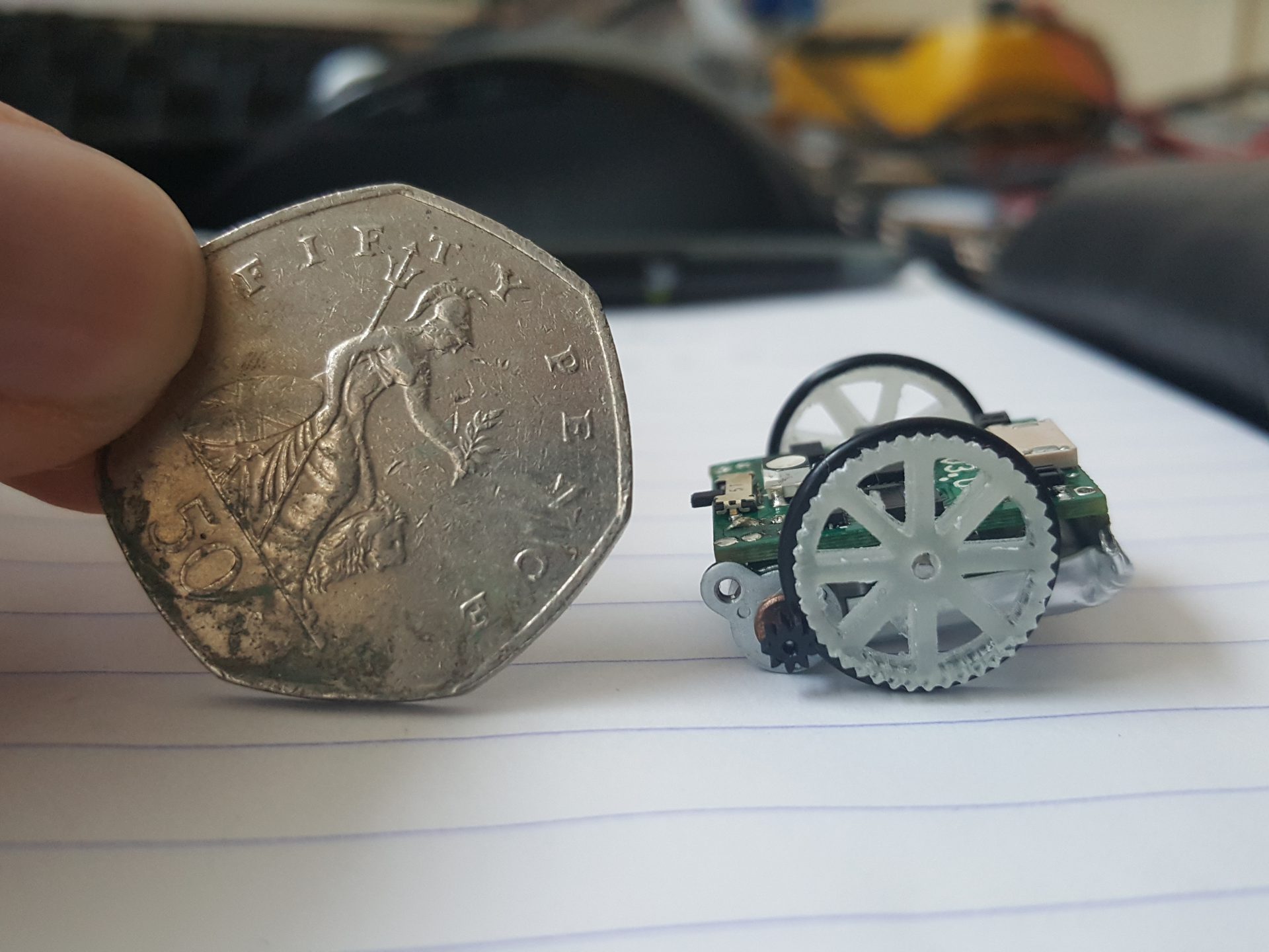 Micro Robot: with 50 pence