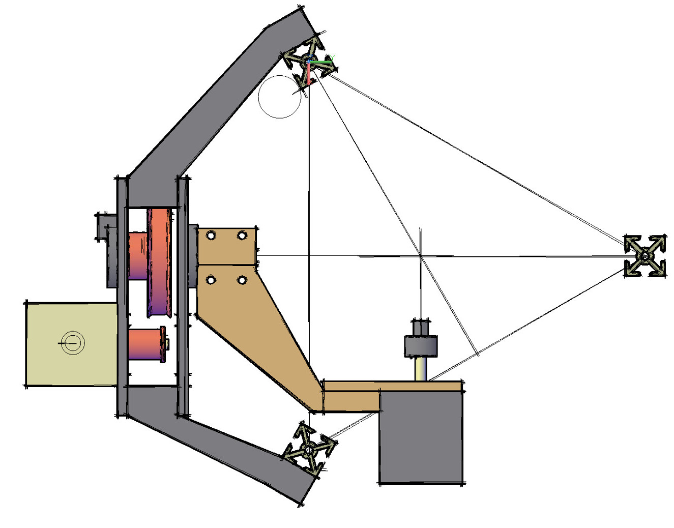 5 axis printer: Top